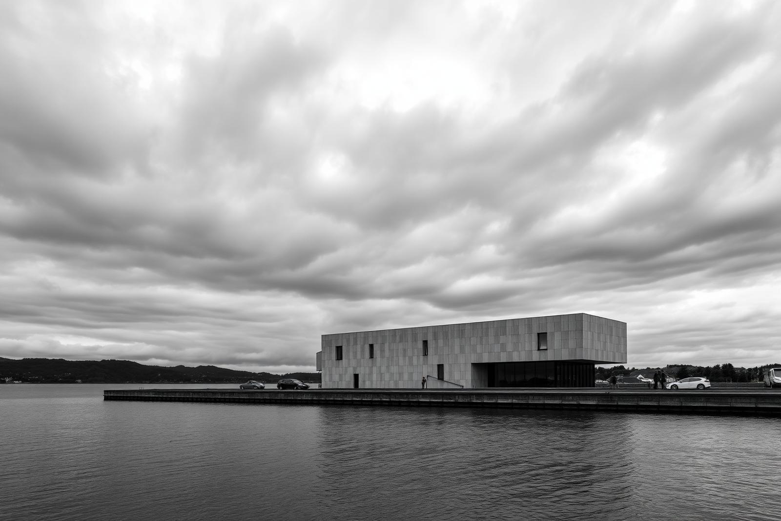 Vikingeskibsmuseet ved Roskilde Fjord - moderne arkitektur i et område hvor vi også arbejder