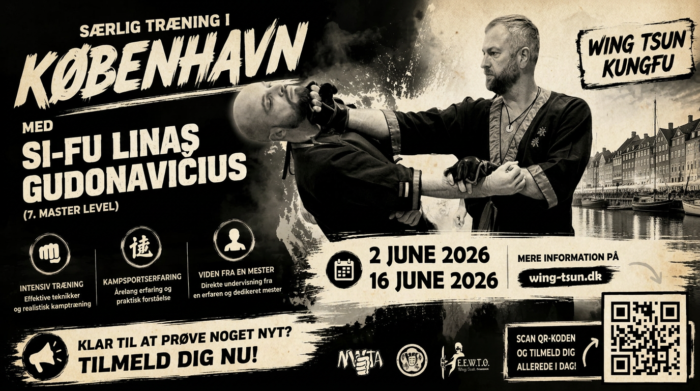 Særlig træning i København med Si-Fu Linas Gudonavičius
